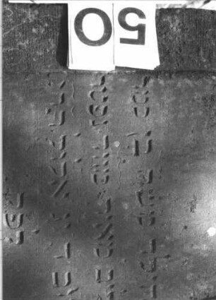 Grabstein 50 (Detailaufnahme)