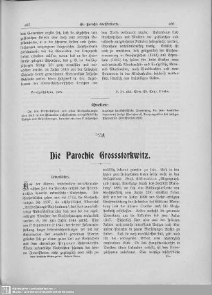 I. Urkundliches