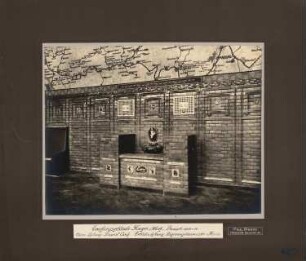 Bahnhof, Hagen: Ansicht Wandbrunnen im Wartesaal 3. und 4. Klasse
