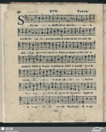 XVII. Spes mea Christe Deus; SWV 69