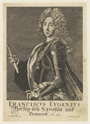 Bildnis des Franciscvs Evgenivs Herzog von Savoyen