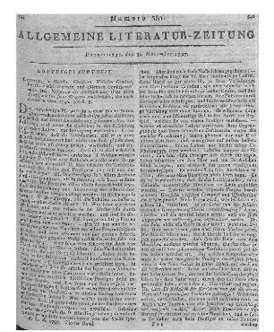 Wobeser, W. K. von: Elisa oder Das Weib, wie es seyn sollte. 2. Aufl. Leipzig: Gräff 1795
