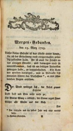 Albrechts von Haller, ... Versuch Schweizerischer Gedichte