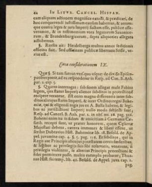 44-55, Circa considerationem IX. - Circa considerationem XV.