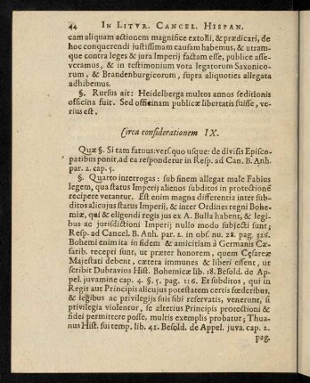 44-55, Circa considerationem IX. - Circa considerationem XV.