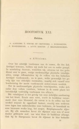 Hoofdstuk XXI. Ziekten