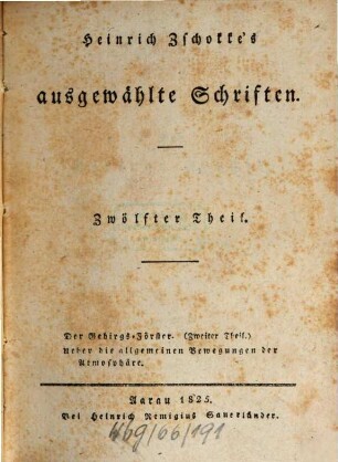 Ausgewählte Schriften, 12. Theil 2. Über die allgemeine Bewegungen der Atmosphäre.
