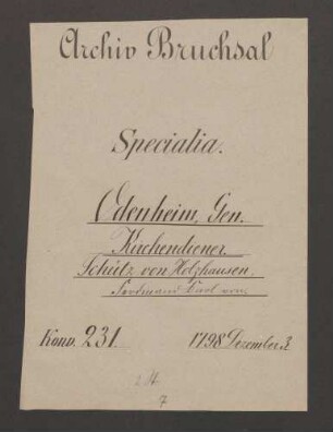 Instrumentum nobilitatis des Ferdinand Karl Schütz von Holzhausen.