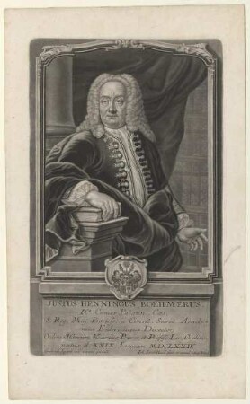 Bildnis des Justus Henningus Böhmerus
