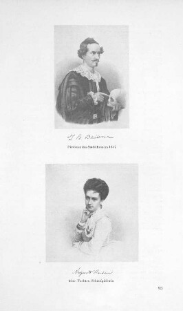 Direktor des Stadttheaters 1847 / seine Tochter, Schauspielerin