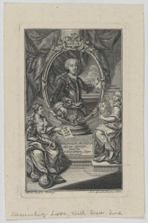 Bildnis des Wilhelm Friederich Ernst, Graf zu Schauenburg