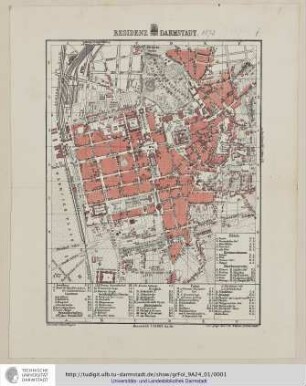 Residenz Darmstadt / gezeichn. von Heinr. Wagner
