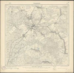 Meßtischblatt 35 : Königsbrück, 1915 : Königsbrück. - Aufgen. 1901, hrsg. 1904, einz. Nachtr. 1915. - 1:25000. - Leipzig, 1915. - 1 Kt.