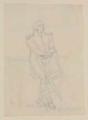 August Wilhelm Iffland als Hauptmann Wildenhain in "das Kind der Liebe" von Kotzebue
