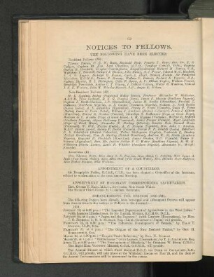 Notices To Fellows.