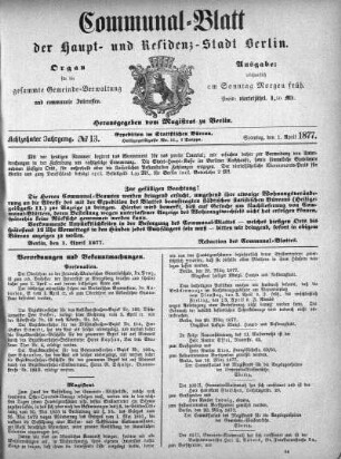 1877,13: No. 13, 1. April 1877