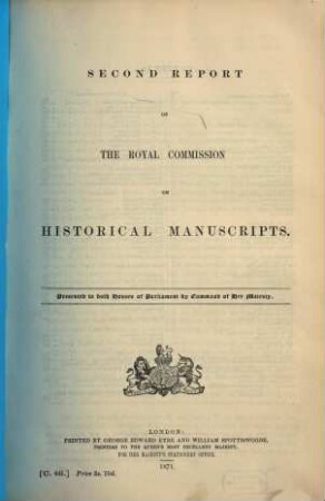 Report. 2. 1871
