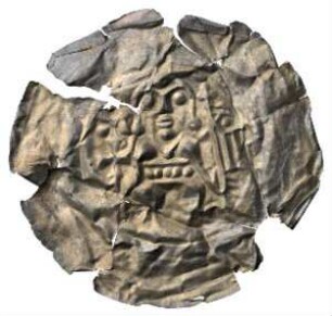Fundmünze, Brakteat, 1200 - 1230