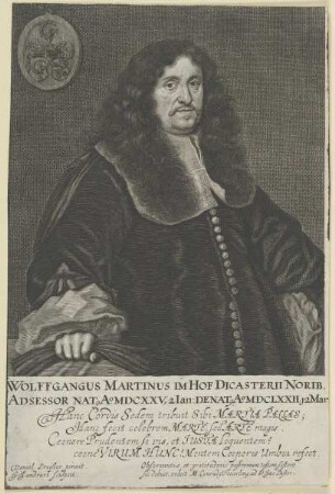 Bildnis des Wolffgangus Martinus Im Hof