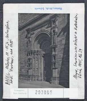 Basel: Münster, Galluspforte, nördl. Querhaus. 11. - 15. Jhd.