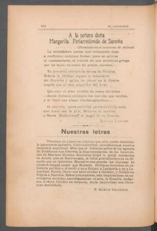 Nuestras letras