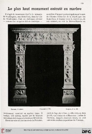 2: Le plus haut monument exécuté en marbre