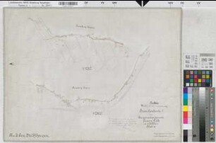 Lünern (Unna), Zusammenlegung Lünern, Bl.16 Brouillonkarte 1 Mühlhausen Flur 3