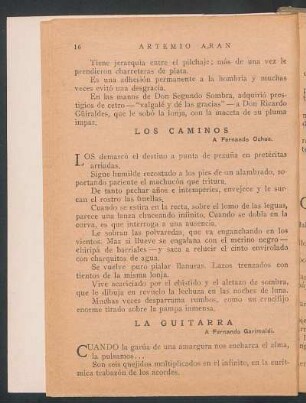 Los caminos