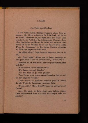 2. Kapitel Eine Nacht des Schreckens