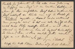 Brief an Ludwig Strecker  und B. Schott's Söhne : 18.01.1906