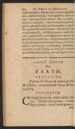 Caput Nonum De Partu