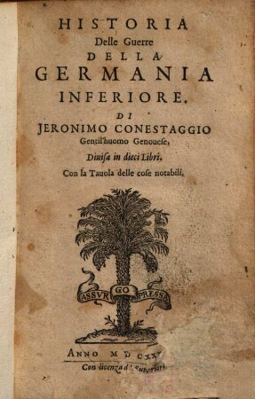 Historia Delle Guerre Della Germania Inferiore