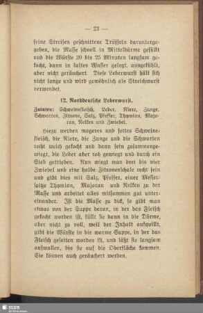 12. Norddeutsche Leberwurst