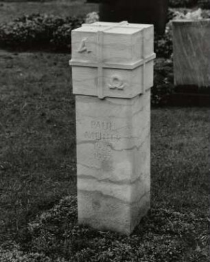 Grabstein für Paul Müller (Mustergrabstein)