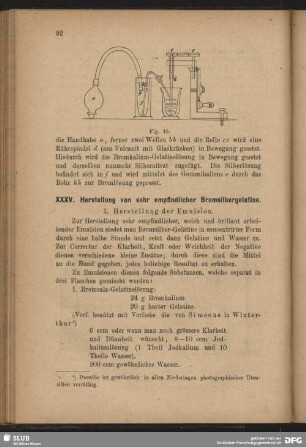 1. Herstellung der Emulsion