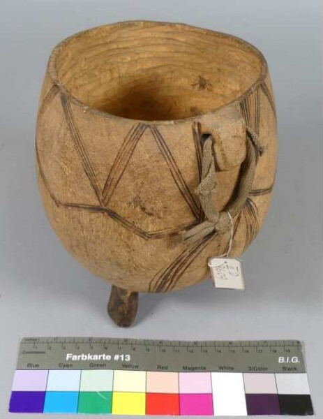 Wooden pot