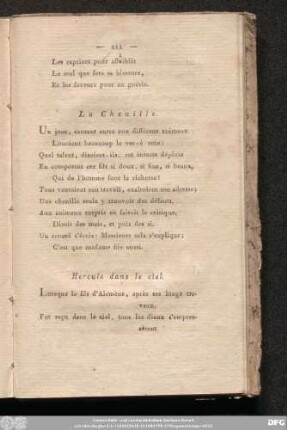 La Chenille.