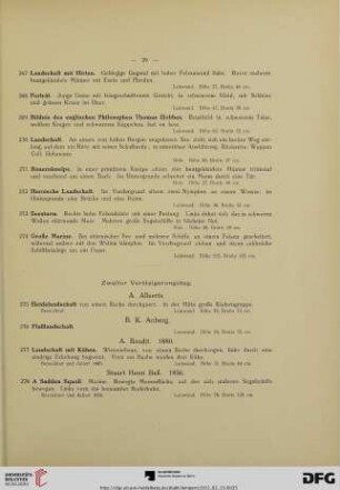 Zweiter Versteigerungstag (Nr. 275-462)
