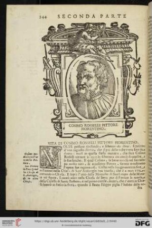 Vita di Cosimo Roselli Pittore fiorentino