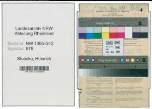 Entnazifizierung Heinrich Stuecke , geb. 30.12.1904 (Elektriker)
