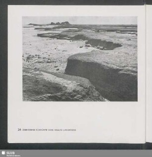 Zerrissene Südküste Von Hallig Langeness