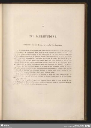 XVI. Jahrhundert