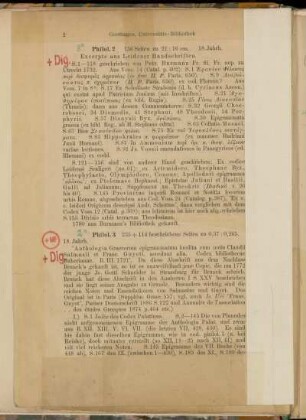 Sammlungen [2° Cod. Ms. philol. 3 - 8° Cod. Ms. philol. 24n]