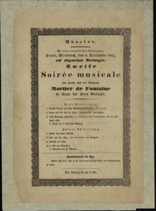Soirée musicale