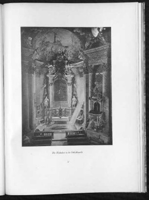 Der Hochaltar in der Schloßkapelle