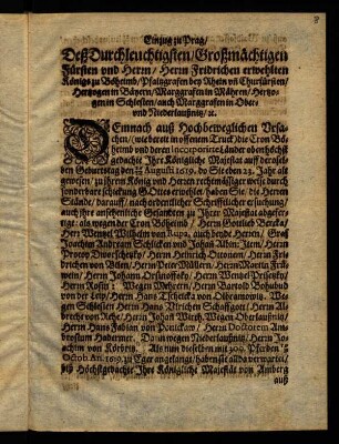 8r-12r, ...der Königliche Einzug zu Prag gehalten worden, Im Jahr, 1619