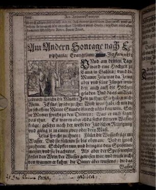 Am Andern Sontage nach Epiphania/ Evangelium [...]