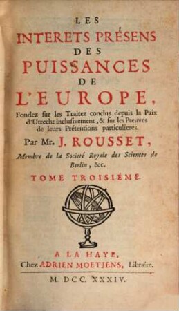 Les Interêts presents des Puissances de l'Europe, 3
