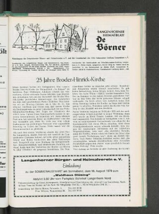 25 Jahre Broder-Hinrick-Kirche