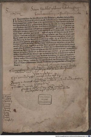 Statuta synodalia Eystetensia : mit Brief an Wilhelm von Reichenau, Bischof von Eichstätt, Eichstätt 15.3.1484, von Michael Reyser und an Reyser von Wilhelm von Reichenau, Eichstätt 20.3.1484